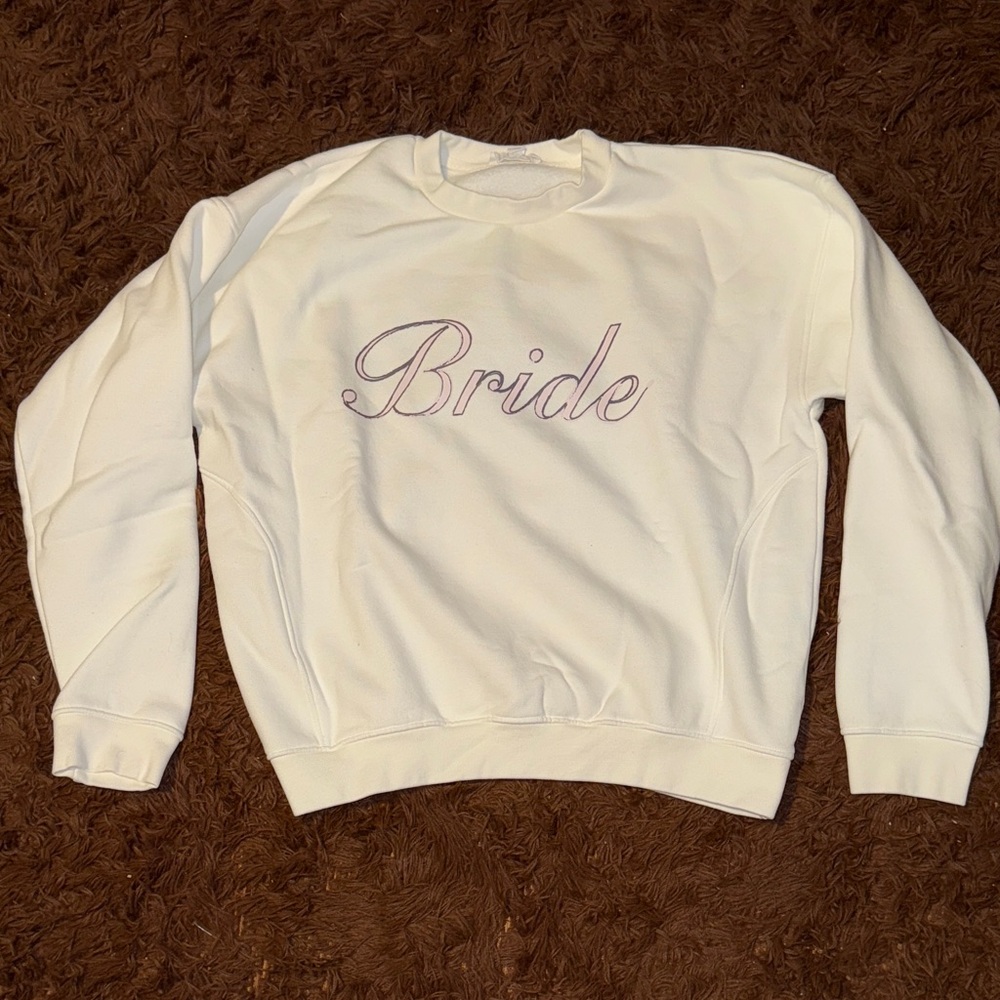 Six Stories - Bride Graphic Sweatshirt - White